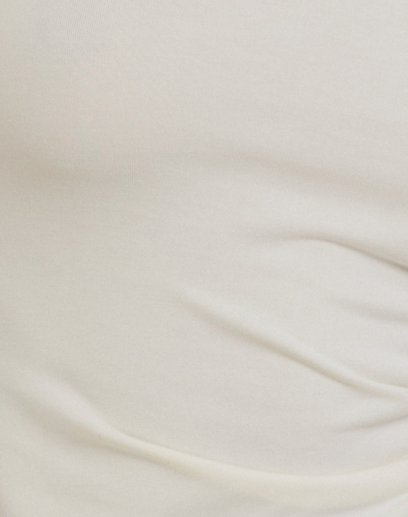 Lasya Long Sleeve Top in Off White