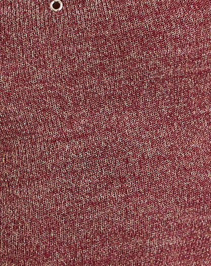 Codiya Stud Mini Dress in Red Shimmer