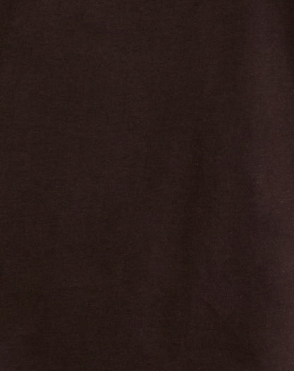 Daman Off Shoulder Basic Top in Chocolate Brown