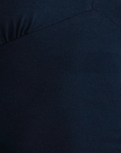 Faye Long Sleeve Top in Navy