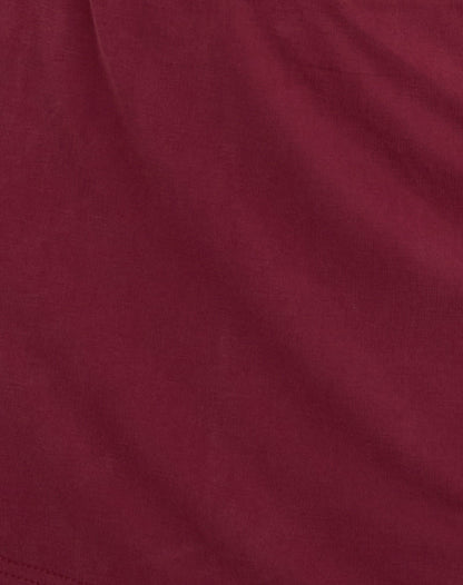 Namya Mini Skort in Cupro Burgundy