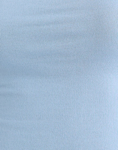 Ziva Knit Cami Vest Top in Blue