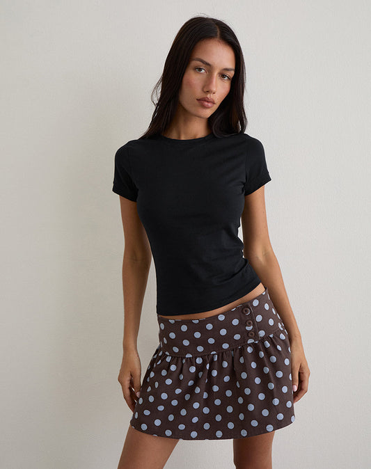 Sutin Tee in Black